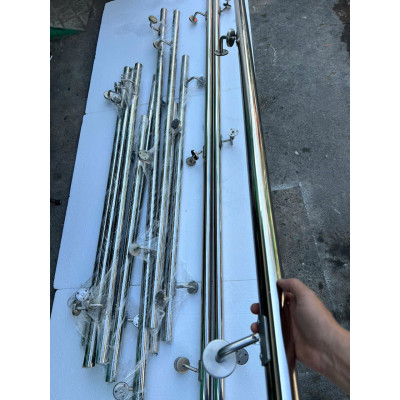 Tay Vin Kibath Phi 42 Inox 304 Dày 1.2ly Lắp Cầu Thang Lan Can An Toàn Cho Người Già KB-925