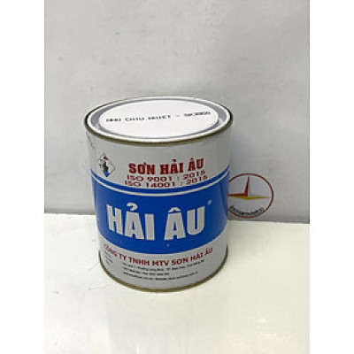 Sơn chịu nhiệt 300 độ màu bạc SK3 950 Hải Âu 1L
