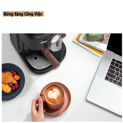 Máy pha cà phê Espresso chuyên nghiệp, thương hiệu Mỹ HiBREW cao cấp H8A, 1250W, 19 Bar - Bảo hành 12 Tháng, Hàng chính hãng