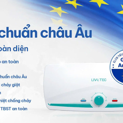Bình nước nóng 20L Livotec LWH-ID20 5 cấp an toàn - Miễn phí vận chuyển toàn quốc - Bảo hành 24 tháng - Hàng chính hãng