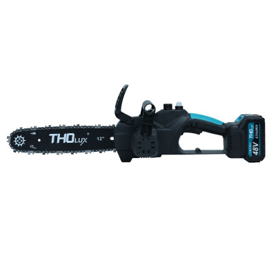 Máy cưa xích pin Tholux M-9091 Chiều dài lam 12 inch, pin 10cell, Động cơ Không Chổi Than