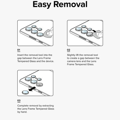 Dán camera dành cho Samsung Galaxy Z Fold 6 RINGKE Lens Frame Glass - Hàng Chính Hãng