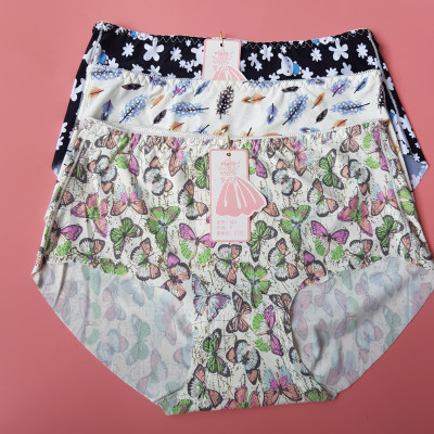 Combo 5 chiếc quần lót nữ thun lạnh chất vải co giãn 4 chiều điều hòa cực thông thoáng họa tiết 3D trẻ trung