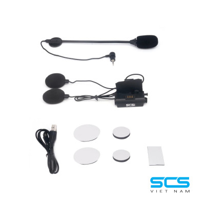 HÀNG CHÍNH HÃNG - Tai Nghe SCS S3 Dành Cho Mũ Bảo Hiểm Tích Hợp Intercom