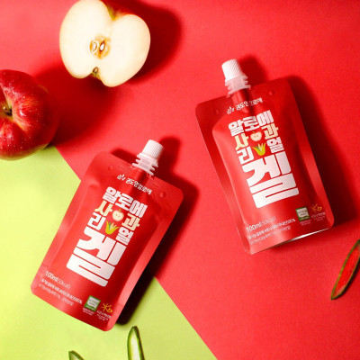 NƯỚC NHA ĐAM SÂM TÁO HỮU CƠ (hộp 5 gói) HỖ TRỢ TIÊU HÓA