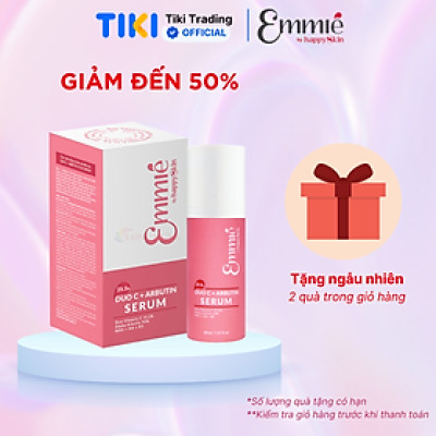 Tinh chất làm mờ đốm nâu, thâm nám Emmié Duo C + Arbutin 25.5% Serum (30ml) - Hàng chính hãng