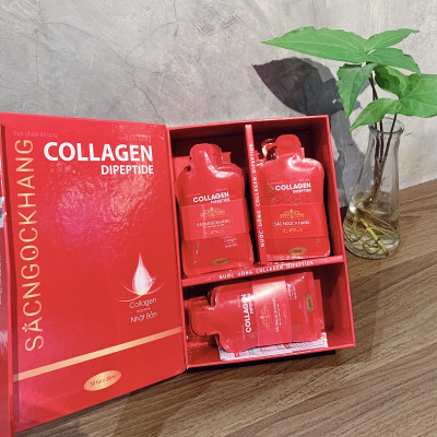 Combo 3 Nước uống đẹp da Collagen Dipeptide 30 túi Sắc Ngọc Khang hấp thụ nhanh và vượt trội giúp trẻ hóa làn da - săn chắc và sáng mịn
