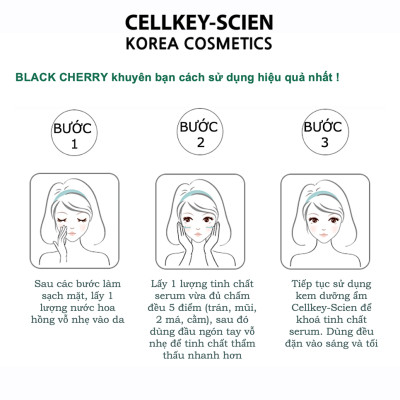 Tinh Chất Tế Bào Gốc Tái Tạo Phục Hồi Trẻ Hoá Da Cấp Ẩm Dưỡng Trắng Chống Lão Hoá Cellkey-Scien White Serum 30ml