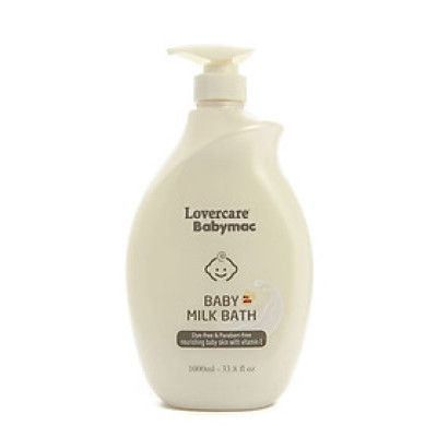Sữa tắm cho bé LOVERCARE BABYMAC Baby Milk Bath 1L