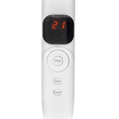 Quạt đứng Toshiba F-LSD10(W)VN - Màu trắng - Điều khiển từ xa núm xoay vô cực - 9 cánh - DC inverter tiết kiệm điện 70% - 26 tốc độ gió - Màn hình LED hiển thị - Hàng chính hãng, bảo hành 12 tháng, chất lượng Nhật Bản