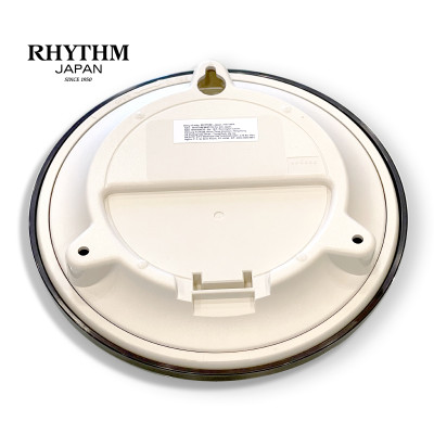 Đồng hồ chống hơi nước Rhythm 4KG652WR08 Kt 17.8 x 4.9cm, 500g Vỏ nhựa. Dùng Pin