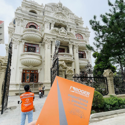 Cổng tự động âm sàn Roger Italia Br21/362 