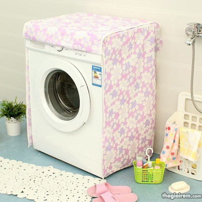 Áo che máy giặt cửa ngang (trước) cho máy từ 6 - 8 kg ,vải dù siêu bền tiện lợi , chống thấm nước , bảo vệ máy giặt dưới mọi thời tiết giao màu ngẫu nhiên