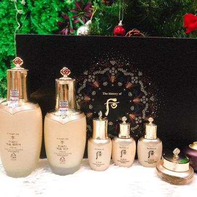 Bộ dưỡng tái sinh da, chống oxy hóa cao cấp Whoo Cheonyuldan 2pcs Special Set