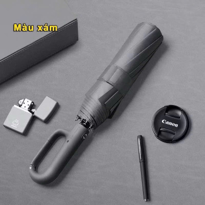 Ô Dù Gấp Gọn 10 Nan Kép - Chắc Chắn, Chống Lật, Tay Cầm Thông Minh, Chống Tia UV 99% - HÀNG CHÍNH HÃNG MINIIN