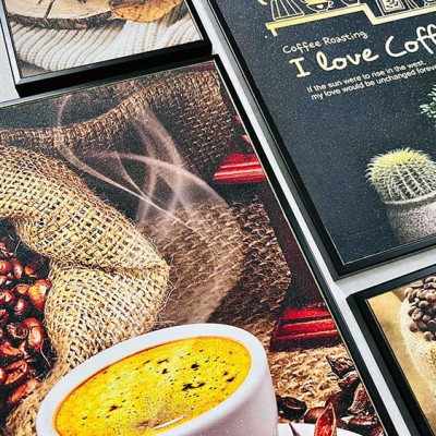 TRANH CANVAS - TRANH TREO TƯỜNG TRANG TRÍ QUÁN CÀ PHÊ(TẶNG KÈM ĐINH 3 CHÂN)