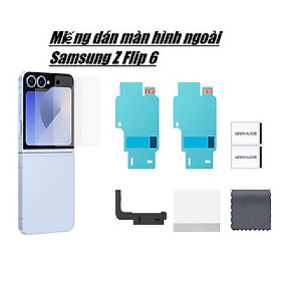 Miếng dán màn hình ngoài Samsung Z Flip6 - Hàng chính hãng