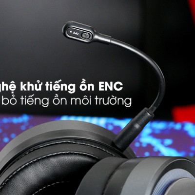 Tai nghe Rapoo VH500 7.1 Đen - Hàng Chính Hãng