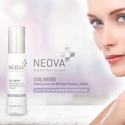 Tinh chất chống lão hóa và làm đều màu da đột phá Neove dual matrix [RETINOL + DNA]