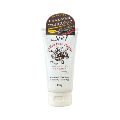 Tẩy Tế Bào Chết Da Mặt Dưỡng Da Trắng Mịn SHCI Coffee Face Polish (Tuýp 135 G)