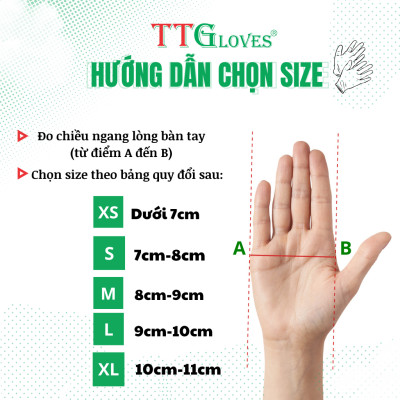 Găng Tay Y Tế Size M Không Bột Nitrile Màu Đen TTGLOVES (100 chiếc)