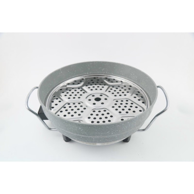 Nồi lẩu điện, chảo lẩu điện đa năng kèm vỉ hấp FUJIKA FJ-EG3915, công suất 1360W, dung tích 3.5L, màu ngẫu nhiên-Hàng chính hãng