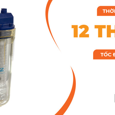 Bộ lọc tổng Callme Kitz AUH-TR-1 - Lọc tổng cho gia đình, thương mại công suất lớn 30 lít/phút, công nghệ màng lọc sợi rỗng - Hàng nhập khẩu từ Nhật Bản