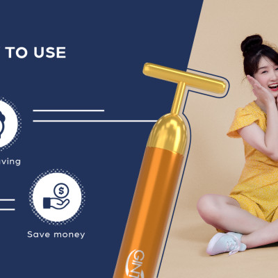 |GIÁ SỐC| Cây Lăn Massage Mặt G-Finey EZ