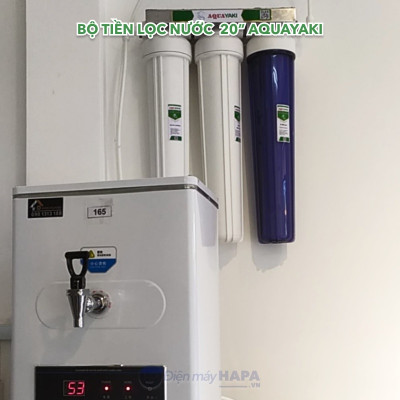 Bộ Lọc Thô 3 Cấp 20 inch AQUAYAKI AQUA-S203 Lọc Nước Đầu Nguồn, Sinh Hoạt, Bộ Lọc Thô Bán Công Nghiệp - Hàng Chính Hãng
