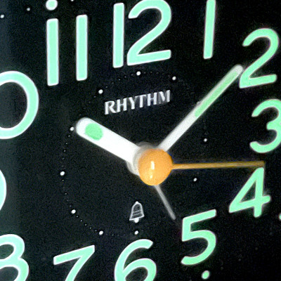 Đồng hồ Rhythm CRA839WR02 Kt 12.6 x 10.1 x 6.0cm, 195g Vỏ nhựa