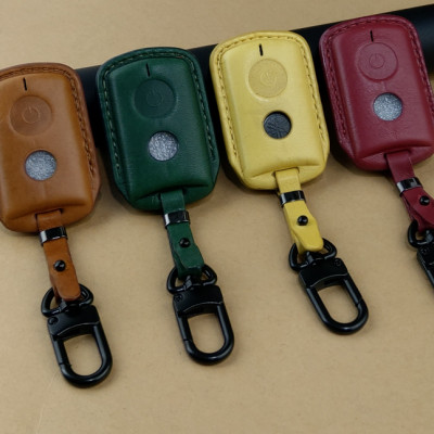 Bao da ép phom Handmade chìa khóa Honda Yamaha NVX, Janus da bò thât giá tận xưởng (có bán sỉ) - hàng chính hãng
