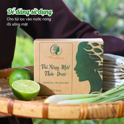 Bộ xông hơi thải độc, tái tạo và làm sạch da chuyên sâu Wonmom