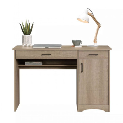 Bàn vi tính gỗ sang trọng SMLIFE Deacon