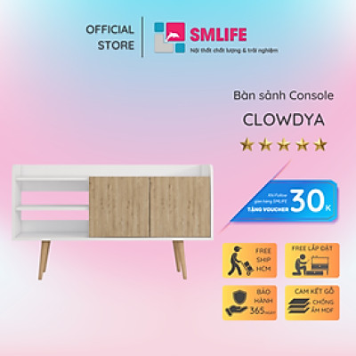 Bàn sảnh ra vào gỗ hiện đại SMLIFE Clowdya