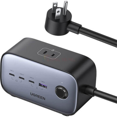 Sạc đa cổng Ugreen Diginest Pro 3AC 1USB 3Type-C 100W QC 4+ PD 3.0 CD270 - Hàng chính hãng