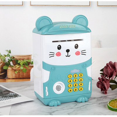Két Sắt Mini Có Vân Tay Hình Mèo Dễ Thương Cho Bé / Két Sắt Có Khe Nuốt Tiền Tự Động Hiện Đại - PaKaSa - Hàng Chính Hãng 