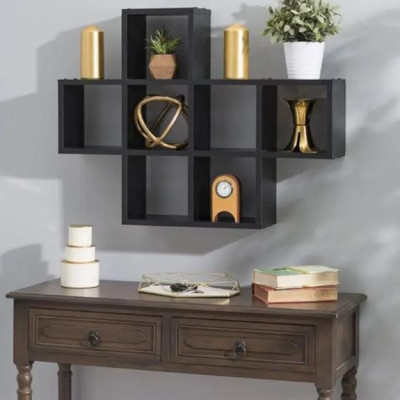 Kệ Gỗ Treo Tường 7 Ngăn Juno Sofa CTKT519 KT 80x15x60cm