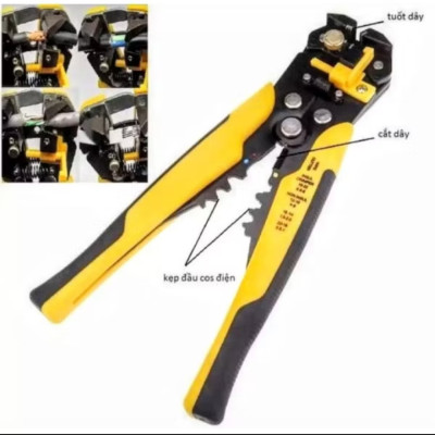 KÌM BẤM ĐẦU COS TUỐT DÂY ĐIỆN CẮT DÂY ĐIỆN ĐA CHỨC NĂNG MẪU MỚI CHẤT LƯỢNG CHO MỌI NHÀ