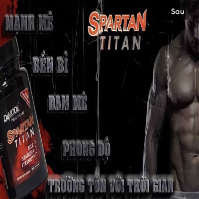 Thực phẩm chức năng hỗ trợ tăng cường sức khỏe nam giới Spartan Titan Damode lọ 30 viên