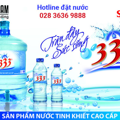 Nước uống đóng chai 333 - bình 19 lít