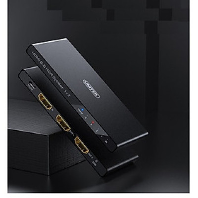 SOAIY Bộ Chia HDMI 1 Ra 2 Cổng UNITEK V118A Hỗ Trợ 4K Cao Cấp - Hàng Nhập Khẩu