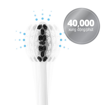Bàn Chải Đánh Răng Điện Locknlock Màu trắng ENR346WHT - Hàng chính hãng, DC3.7V, Trọng Lượng 235g, Sạc Không Dây - JoyMall