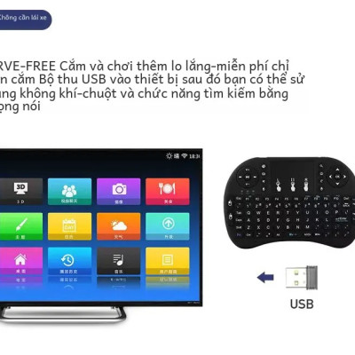 Bàn phím mini pin đa năng có touchpad Mini Keyboard Hàng nhập khẩu