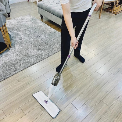 CÂY LAU NHÀ PHUN SƯƠNG HÀN QUỐC LAU SIÊU SẠCH THIẾT KẾ CHỔI THÔNG MINH XOAY 360 ĐỘ LAU SẠCH MỌI NGÓC TRONG NHÀ BẠN - HÀNG LOAI - 1 TỐT