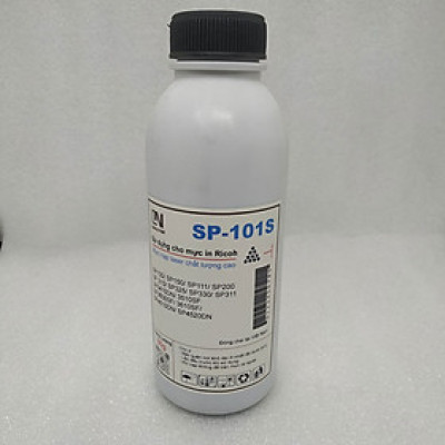 Mực nạp, Mực chai LN SP101S dùng cho máy in Ricoh SP100/ 200/ 203/ SP 310, SP 150 đậm đẹp, ít thải trọng lượng 80g - Hàng chính hãng