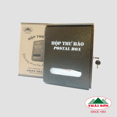 Hộp Thư Báo Thái Sơn Chất Liệu Sắt Sơn Tĩnh Điện ( HÀNG CHÍNH HÃNG - ĐỔI TRẢ MIỄN PHÍ )