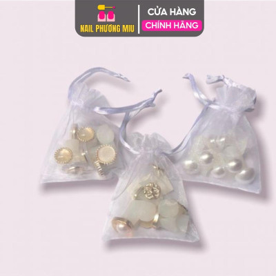 Tách Ngón Lẻ Ngọc Trai Hình Tròn, Hình Cô Gái Cao Cấp Túi 8 Chiếc Làm Nail Tiện Lợi Khi Sơn Và Chụp ảNh, Đế Silicon Đàn Hồi Tốt