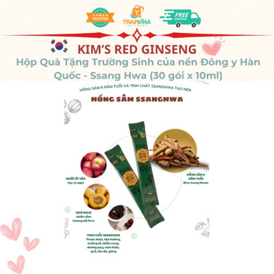 Hộp Quà Tặng Trường Sinh của nền Đông y Hàn Quốc Kim