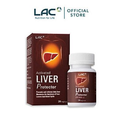 VIÊN UỐNG HỖ TRỢ NGĂN NGỪA GAN NHIỄM MỠ LAC ACTIVATED LIVER PROTECTOR (20 VIÊN)