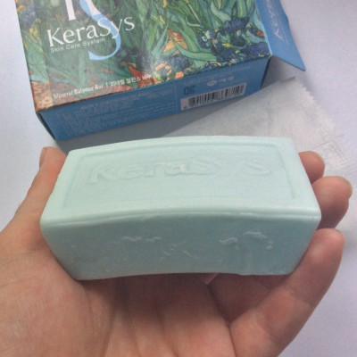 Xà bông tắm dưỡng da Kerasys Mineral Balance Bar Hàn Quốc 100g - Dành cho da dầu + Móc khoá